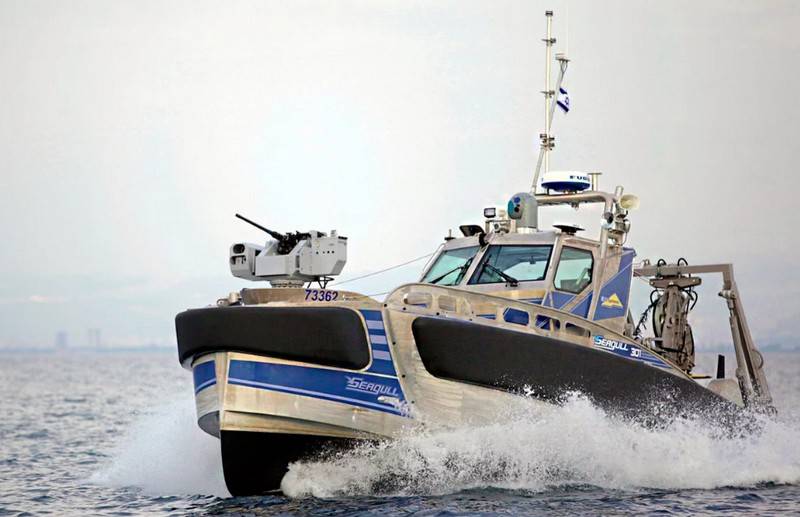 Israeli unmanned boat Seagull received reconnaissance drone