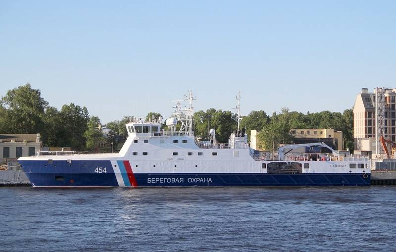 Russian border guards received the fifth patrol ship of project 22120