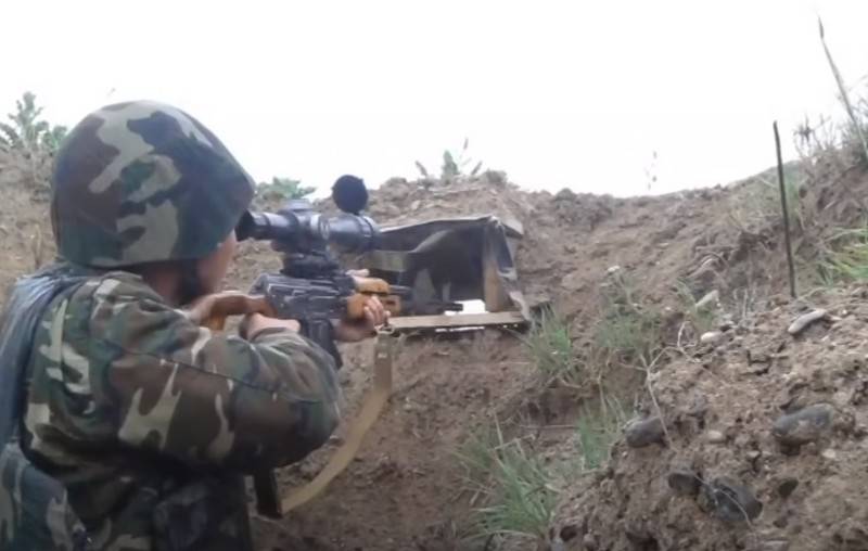 On the border of Armenia and Azerbaijan fights resumed