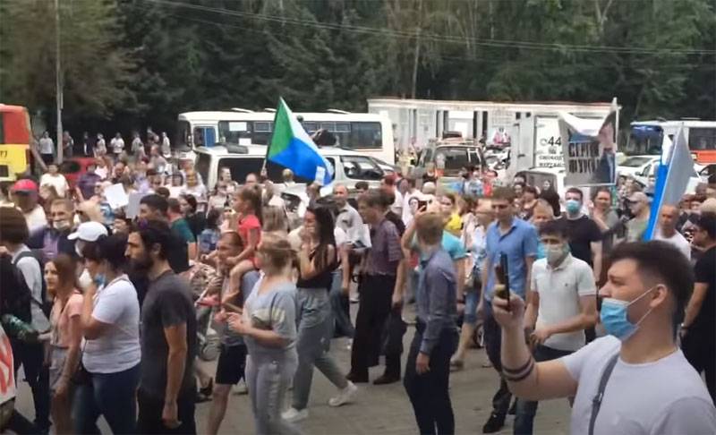 Proteste in Chabarowsk: Über die Zahl der Teilnehmer gehen die Meinungen auseinander