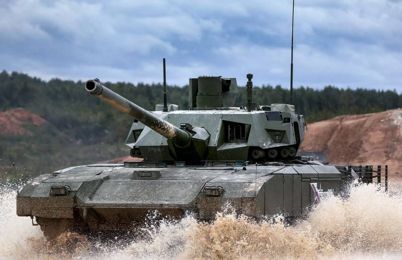 The West compared the Russian T-14 "Armata" and the American "Abrams"