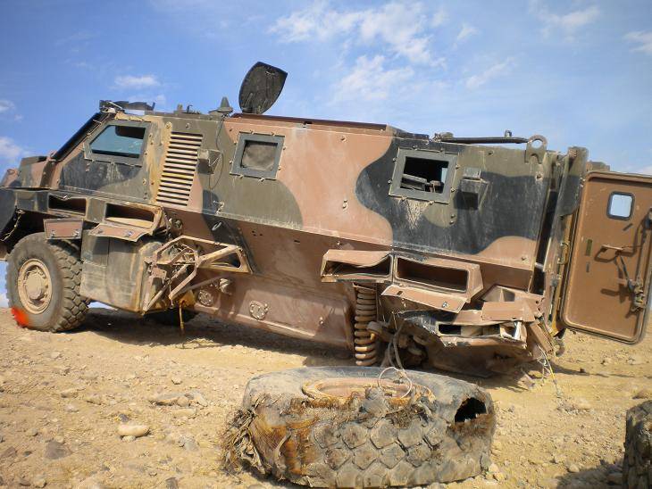 Armored car from the country of kangaroo