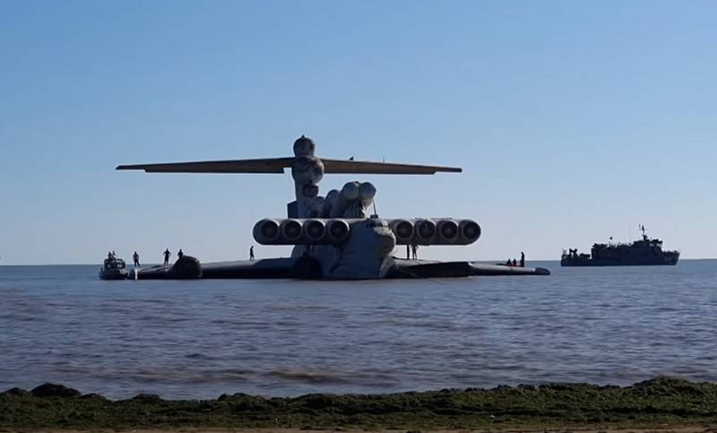 La dernière sortie vers la mer: le Lun ekranoplan deviendra l'exposition principale du parc Patriot