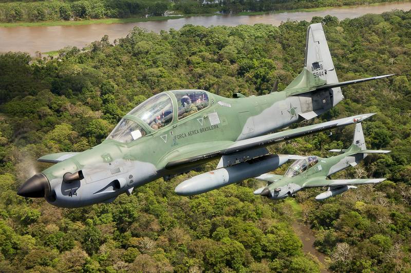 Turboprop Attack Aircraft Embraer Emb 314 Super Tucano May Show In Kiev