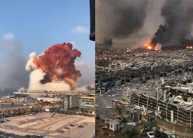 „Es erinnert mich an Hiroshima“: Beirut sprach über die Explosion und nannte zaghaft den Grund