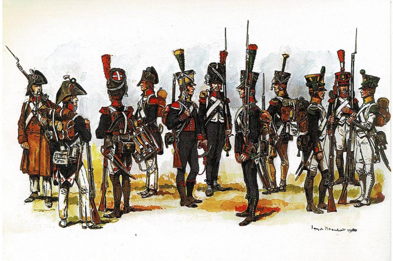 Французская линейная пехота 1805