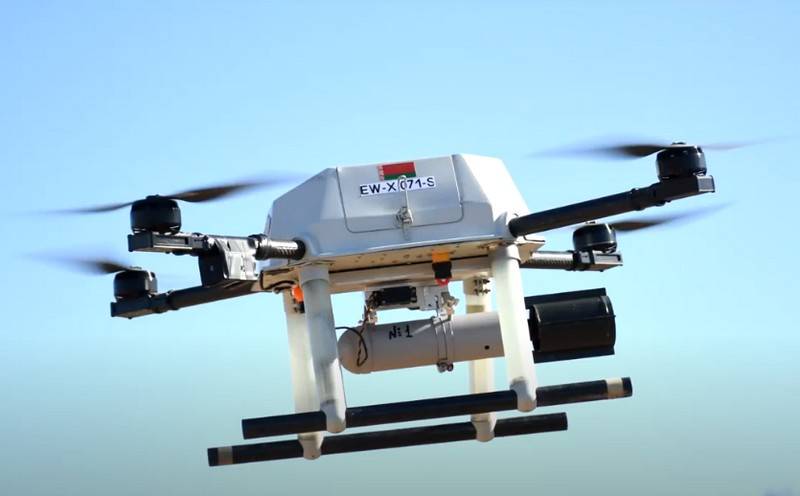 Une vidéo des tests du drone de frappe biélorusse "Loitering pipe" est apparue sur le Web