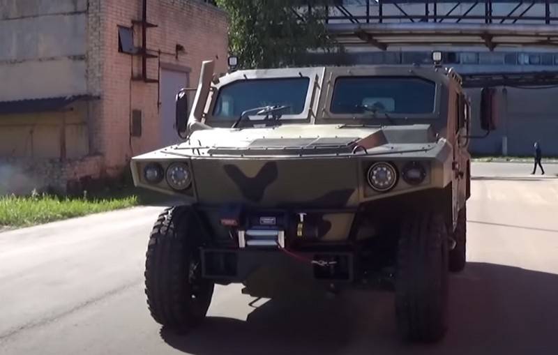 New armored car "Strela" and buggy "Tiger" will be tested at the exercises "Caucasus-2020"