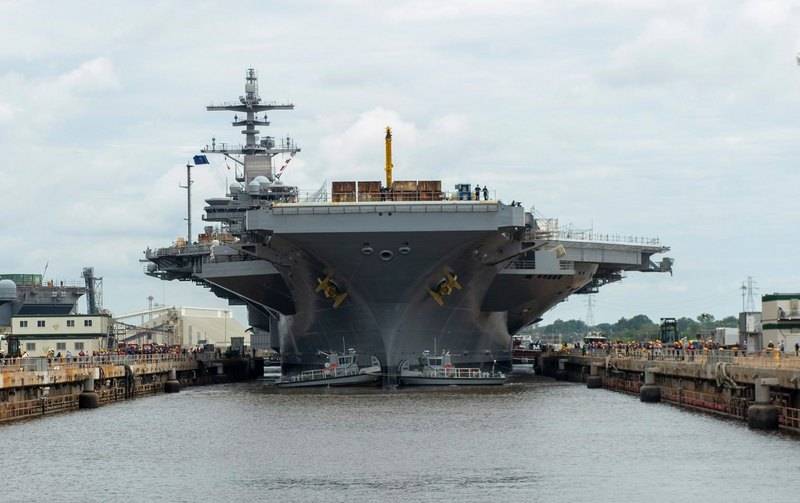 American aircraft carrier "George HW Bush" launched after repair