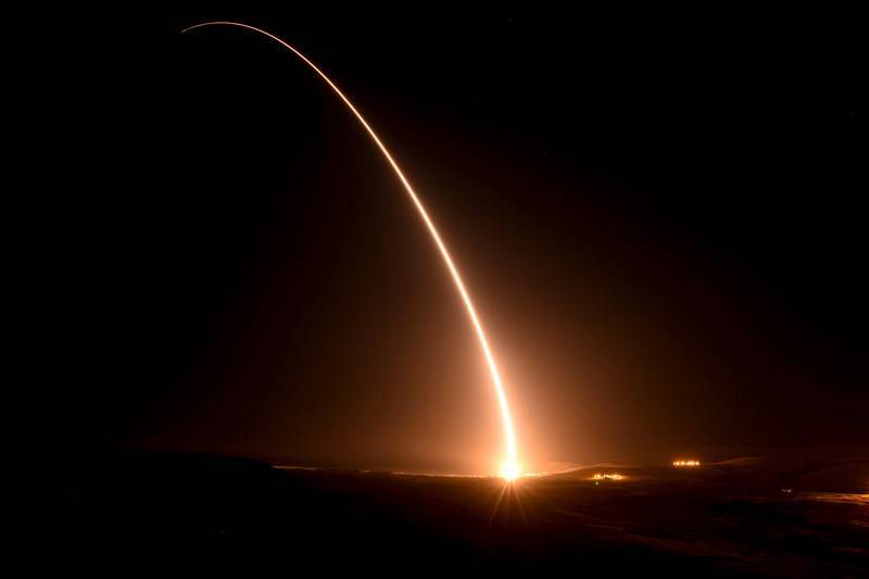 The United States conducted the third test of the Minuteman III ICBM in a year