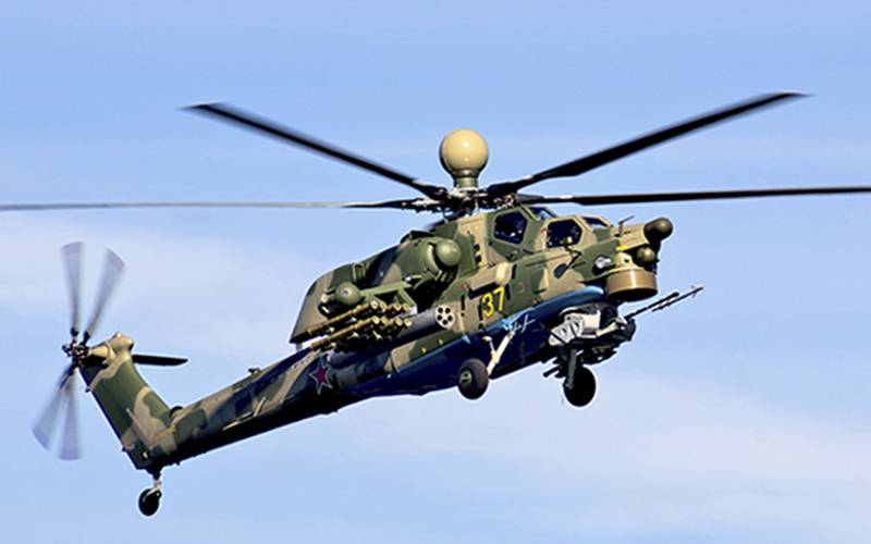 The combat training Mi-28UB entered the army aviation regiment of the Southern Military District