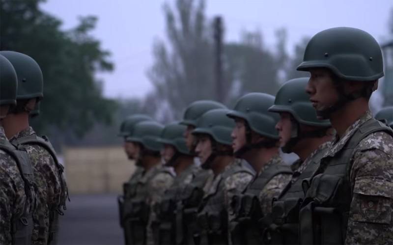 One day from the service of the Kyrgyz special forces