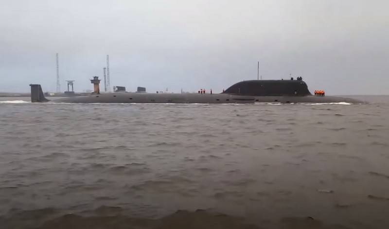 El submarino nuclear Proyecto 885M Kazan pasó la siguiente etapa de pruebas en el mar