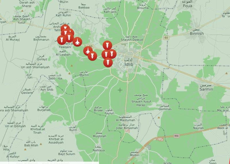 Die russischen Luft- und Raumfahrtstreitkräfte führen in Idlib eine große Operation durch: Bomber werden von Su-35-Jägern gedeckt