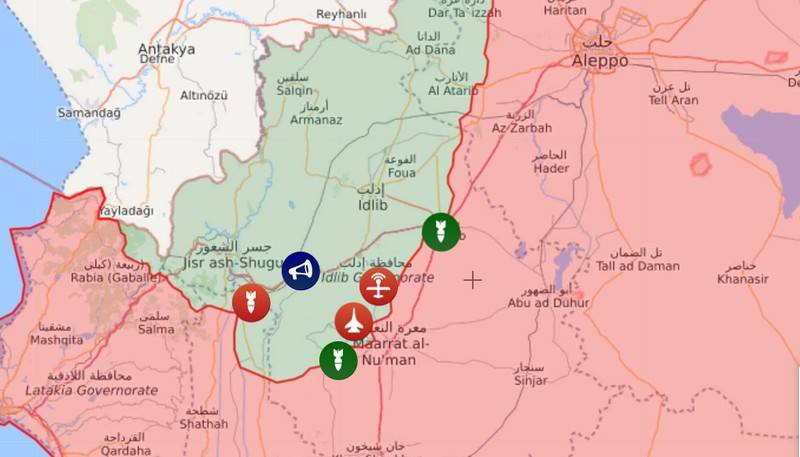 Opération des forces aérospatiales russes pour des frappes aériennes contre des militants à Idlib achevée