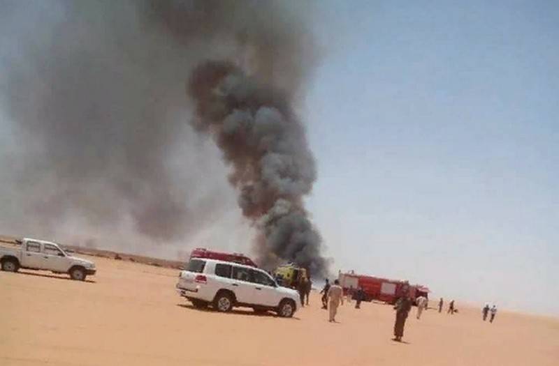 Al Jazeera: In Libya, in the area of ​​the LNA Al-Jufra airbase, a helicopter with PMC fighters crashed