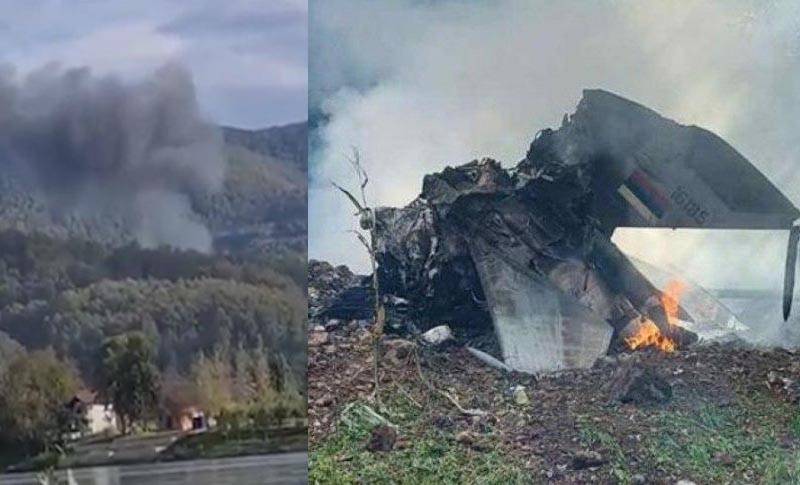 MiG-21 fighter crashed in western Serbia: pilot's fate is known