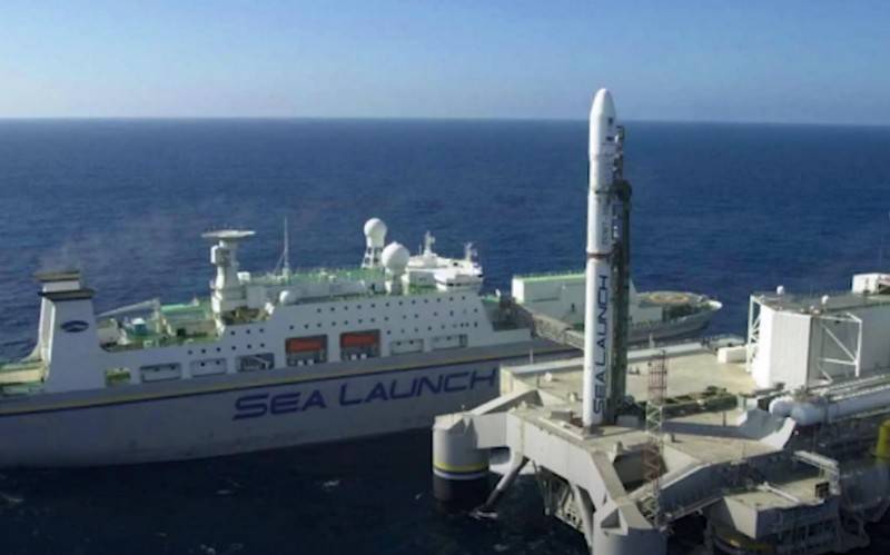 Sea Launch Company 소유주, 부유 우주 기지의 복원에 감사