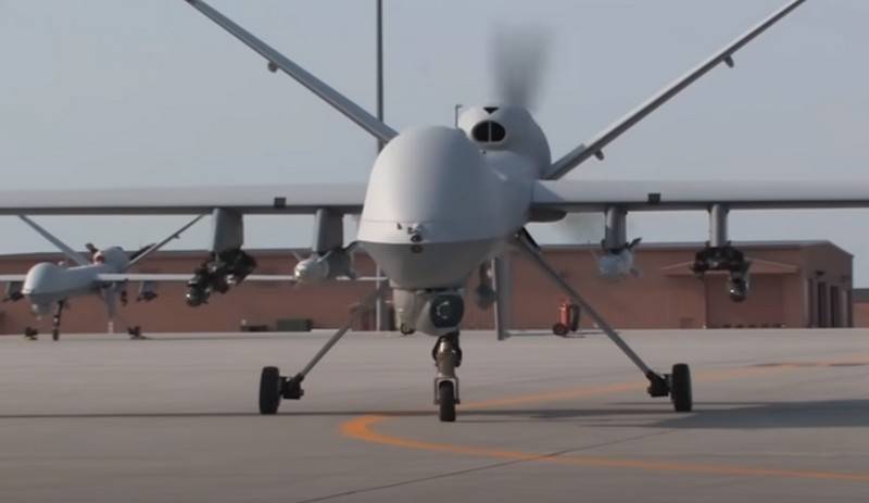 Drone de ataque dos EUA MQ-9A Reaper dobrou o número de mísseis