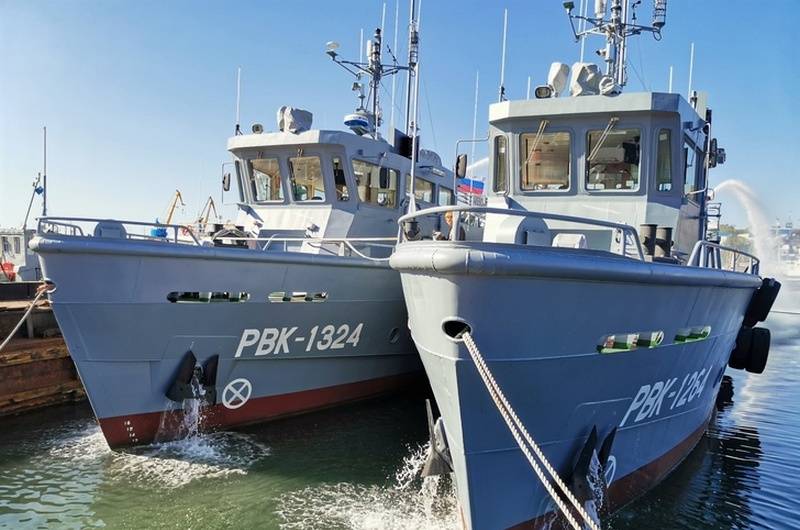 The Pacific Fleet received two Project 23040 search and rescue boats