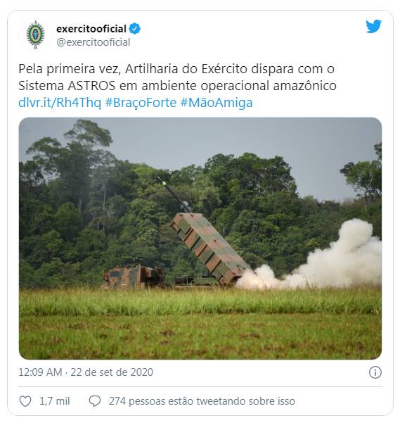 브라질 군대의 도발적인 훈련. 베네수엘라 국경에있는 러시아 군대?