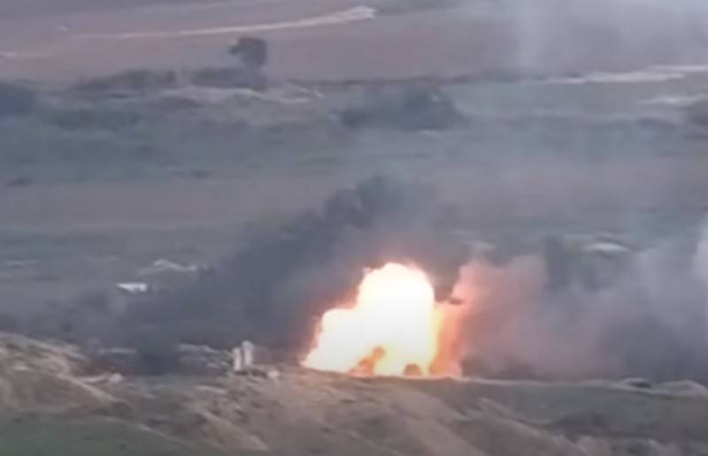 Il ministero della Difesa armeno informa dell'aereo abbattuto dell'aeronautica militare dell'Azerbaigian