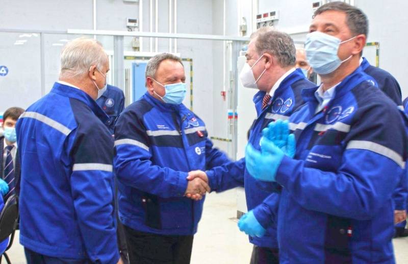The new power unit of the Leningrad NPP-2 delivered the first energy to the country's electrical system