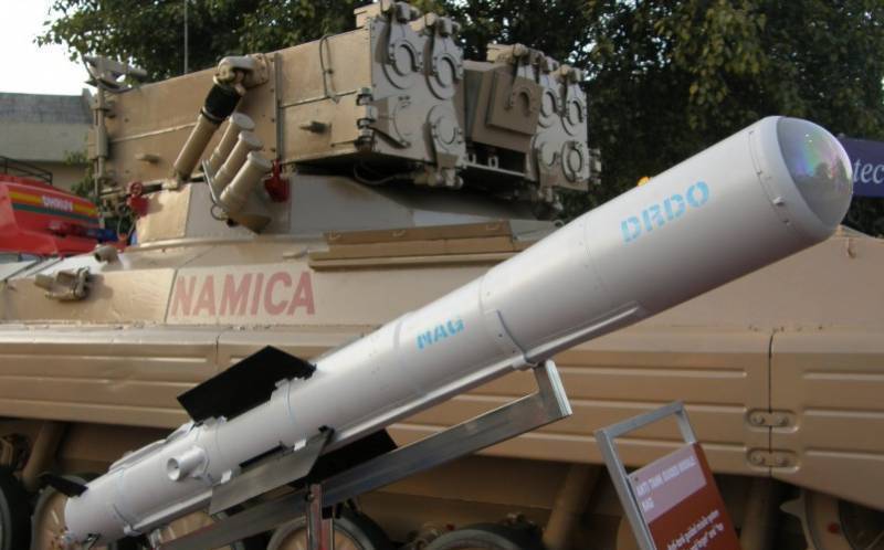 "Shot - forget": India completed tests of the third generation ATGM Nag