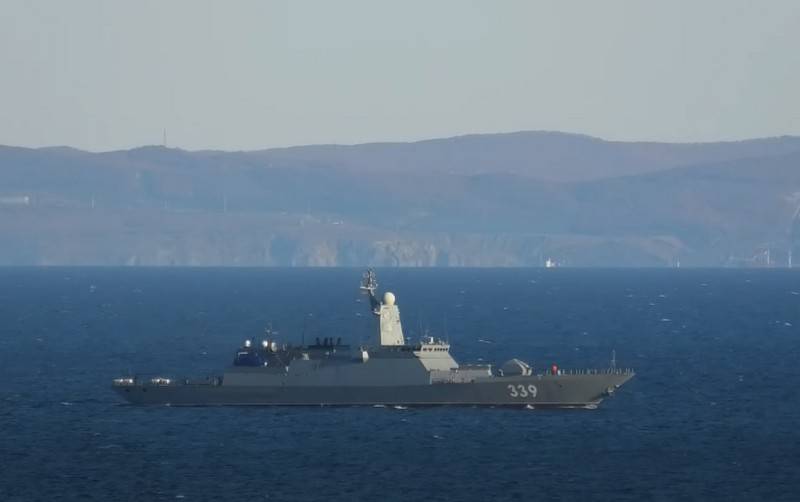 La nouvelle corvette de la flotte du Pacifique a testé des armes dans la mer du Japon