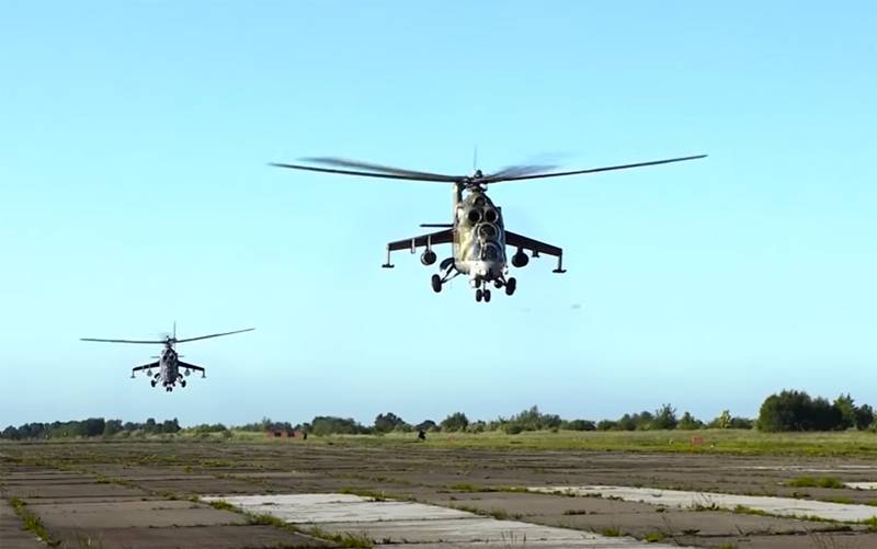 Mi-8, Mi-24 und UAV: ​​Es wird über ein Luftfahrtsegment der russischen Friedensmission in Karabach berichtet