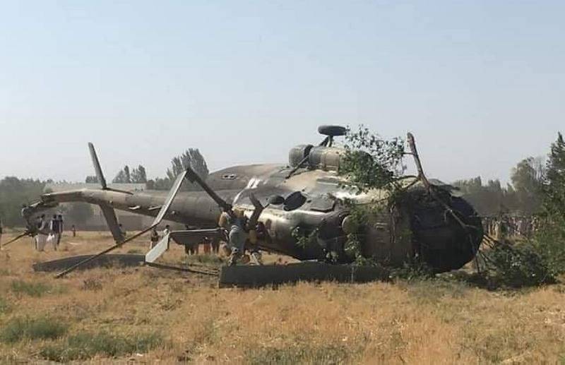 Helicopter Mi-17V-5 crashed in Afghanistan