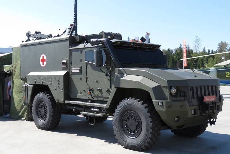 A special medical vehicle will be developed for the landing force and the marines