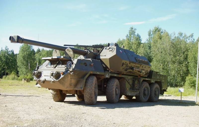 Ukraine has acquired a batch of decommissioned Czech 152-mm self-propelled guns "Dana"