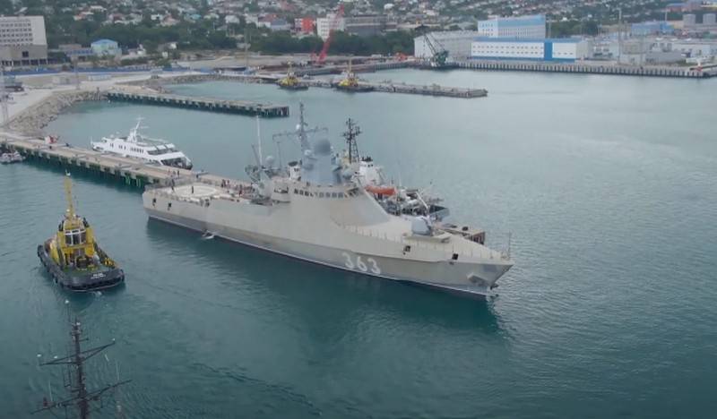 Patrol ship "Pavel Derzhavin" joined the Black Sea Fleet