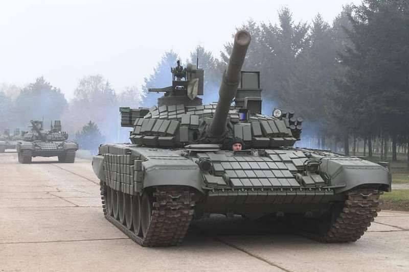 Serbia agradeció a Rusia por los tanques T-72MC "White Eagle" transferidos.