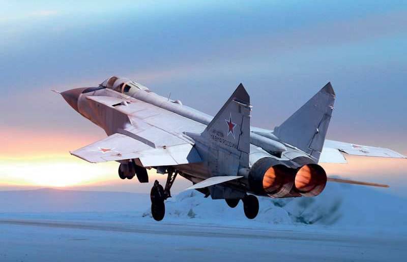 Los interceptores MiG-31BM de la aviación naval de la Flota del Pacífico fueron transferidos al aeródromo de Anadyr, más cerca de las fronteras de EE. UU.