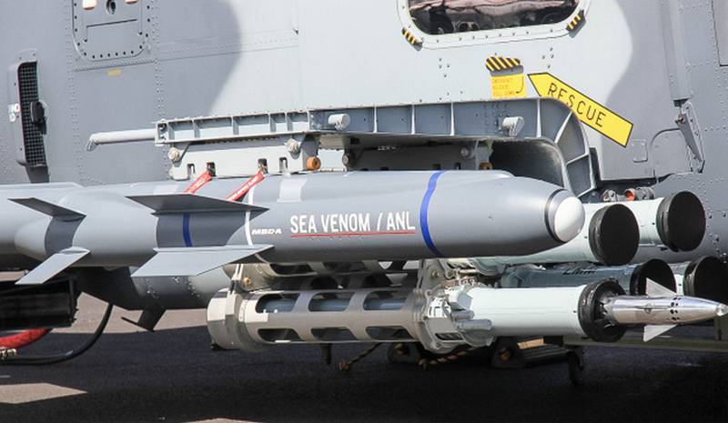 France and Great Britain received a new air-based anti-ship missile Sea Venom