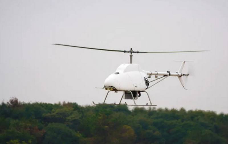 In China, began flight tests of a carrier-based drone of a helicopter type