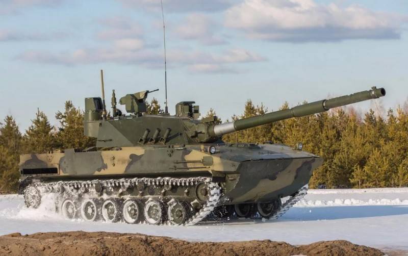 The Ministry of Defense made a decision to purchase the Sprut-SDM1 self-propelled gun