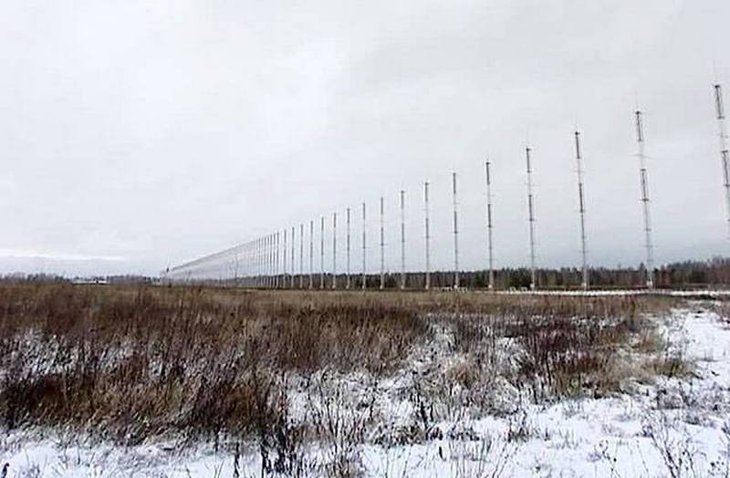 Das neue Radar "Container" über dem Horizont wird den Süden und Osten Russlands abdecken