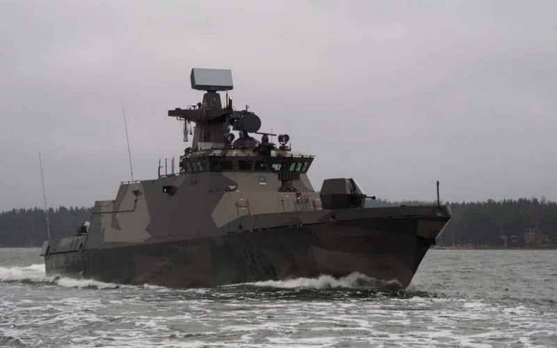 Finnish Navy received second modernized Hamina-class missile boat