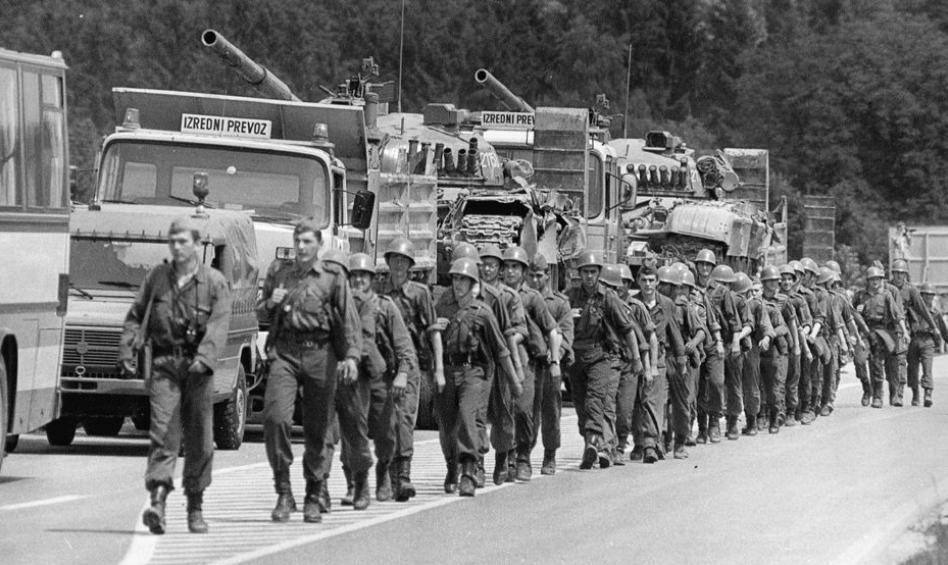 Югославия что случилось. Войны в Словении 1991 год. Армия Словении 1991.