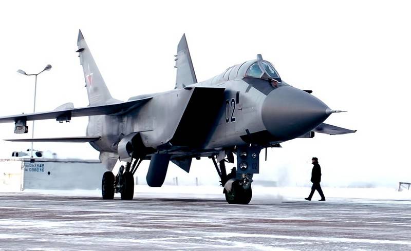 アップグレードされたMiG-31BMが太平洋艦隊の海軍航空に追加されました