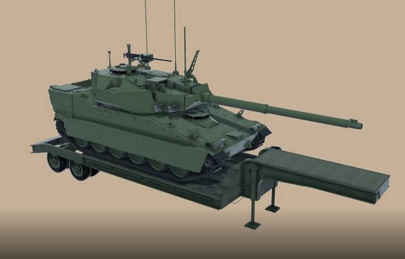 BAE Systems Corporation, MPF programı kapsamında geliştirilen "hafif tank" ın son görünümünü gösterdi