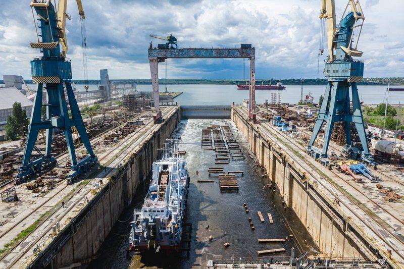 在乌克兰，决定为乌克兰海军建造土耳其护卫舰的工厂
