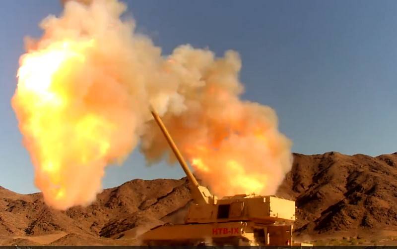 The American XM1299 howitzer on the third attempt destroyed the 2K12 Kub-M1 SAM loader