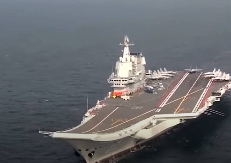 AUG, led by the aircraft carrier "Shandong" went to the exercises: the Chinese Navy will close part of the South China Sea until January 7