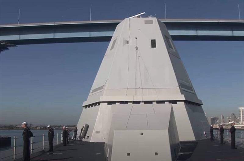 The United States said that the stealth destroyer Zumwalt is turning into an "expensive gunboat"
