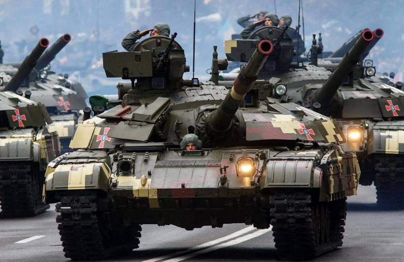 Los tanques de las Fuerzas Armadas de Ucrania estaban equipados con viejas armas soviéticas disfrazadas de nuevas ucranianas.