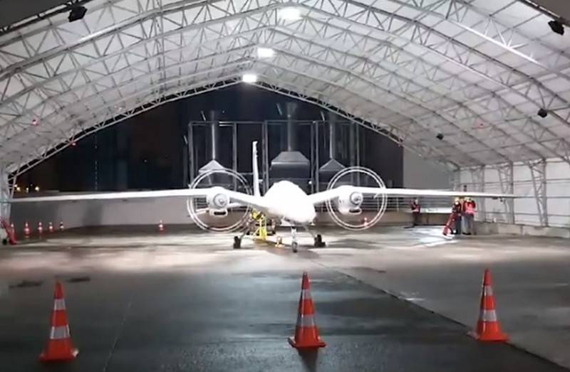 Ground tests of the third prototype of the Bayraktar Akinci strike drone have begun in Turkey